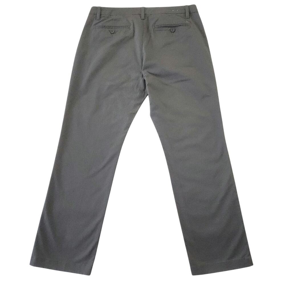 UNTUCKit Relaxed Fit Gray Pants 36x30 Mens Chinos Trousers Casual Straight Leg - Picture 8 of 9